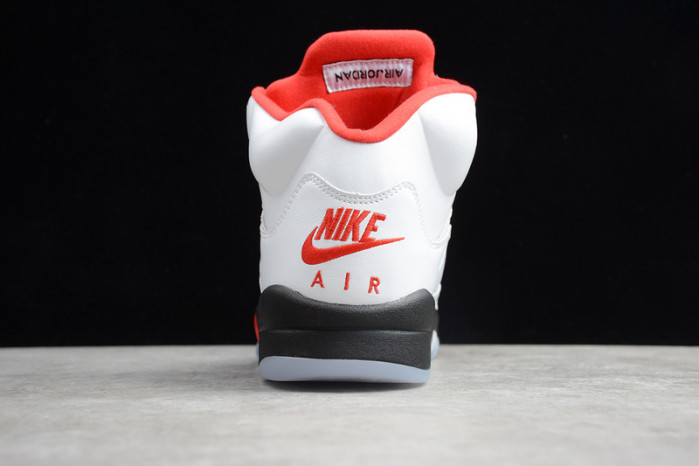 air jordan 5 retro fire red silver tongue (2020) da1911-102