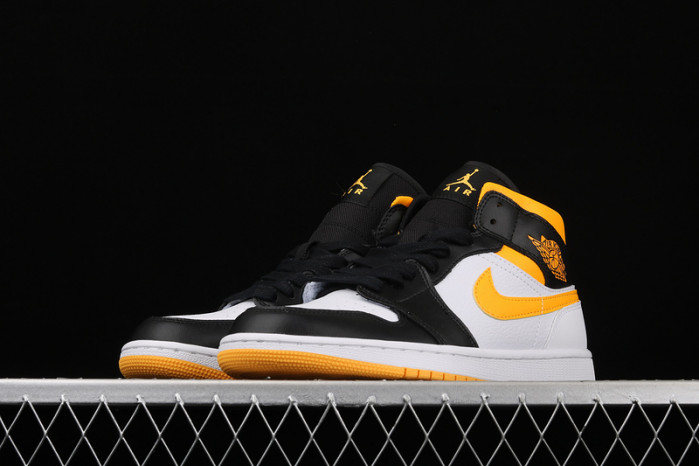 air jordan 1 mid laser orange black (w) cv5276-107