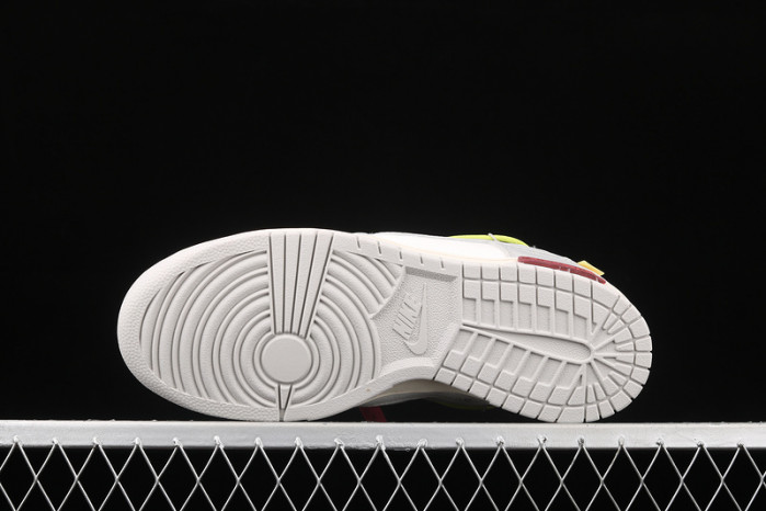 nike dunk low off-white lot 8 - dm1602-106