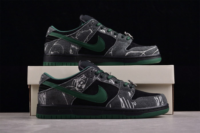 there skateboards x nike sb dunk low hf7743-001