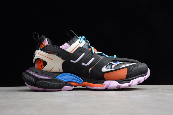 blcg sneaker tess.s.gomma black pink orange blue 542023w1gc11054