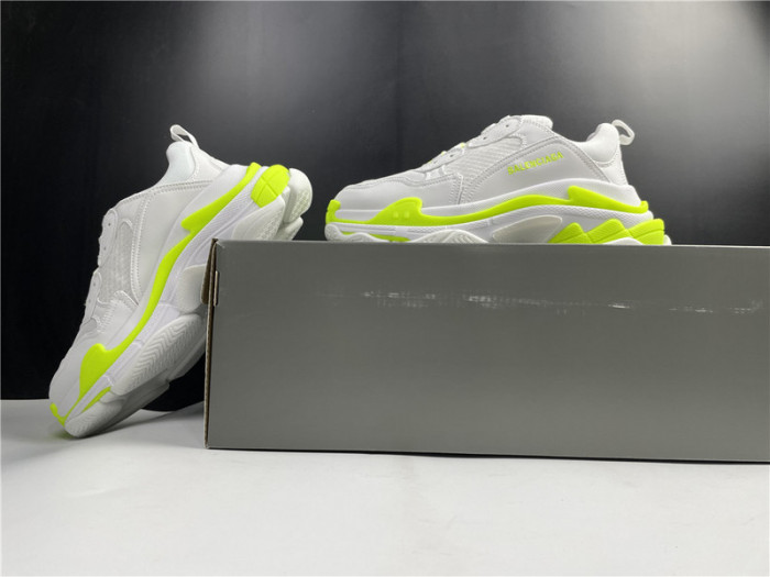 blcg sneaker triple.s.gomma silver white 536737 w0901 9088