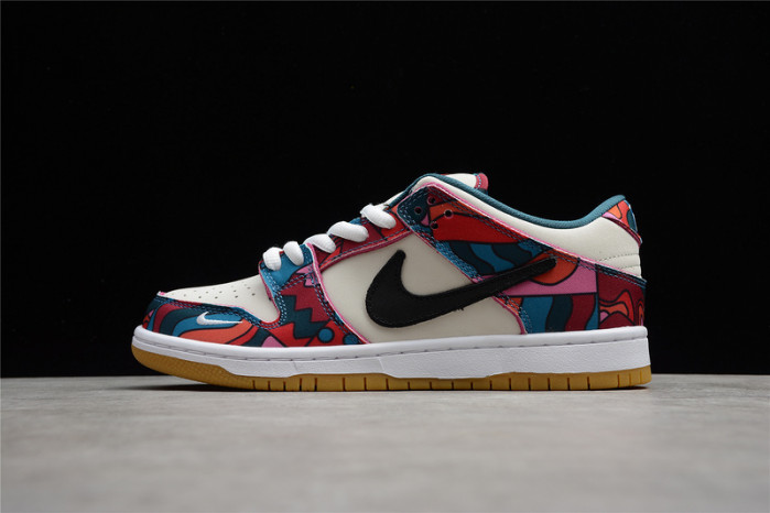 nike sb dunk low pro parra abstract art (2021) - dh7695-600