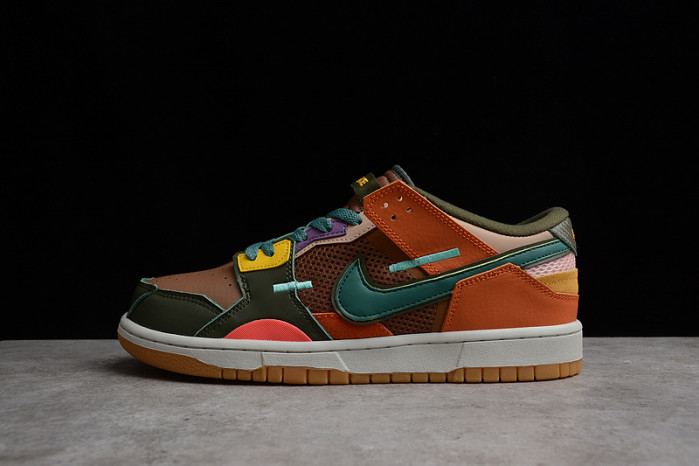 nike dunk low scrap archeo brown - db0500-200