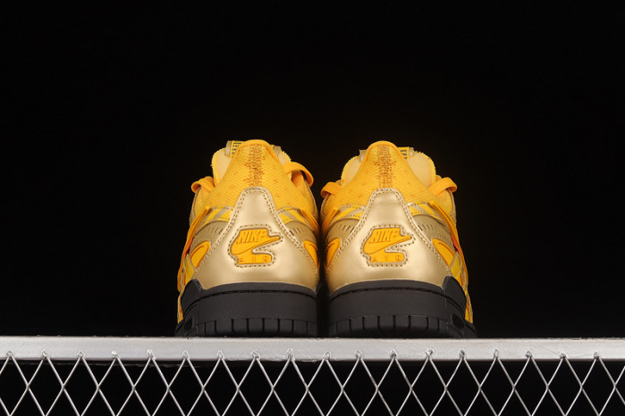 ofw nike air rubber dunk “university gold” cu6015-700
