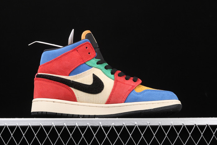 air jordan 1 mid se fearless blue the great cu2805-100