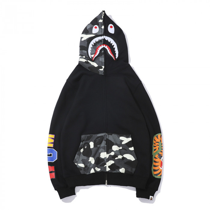 bape abc shark full zip hoodie ba586220