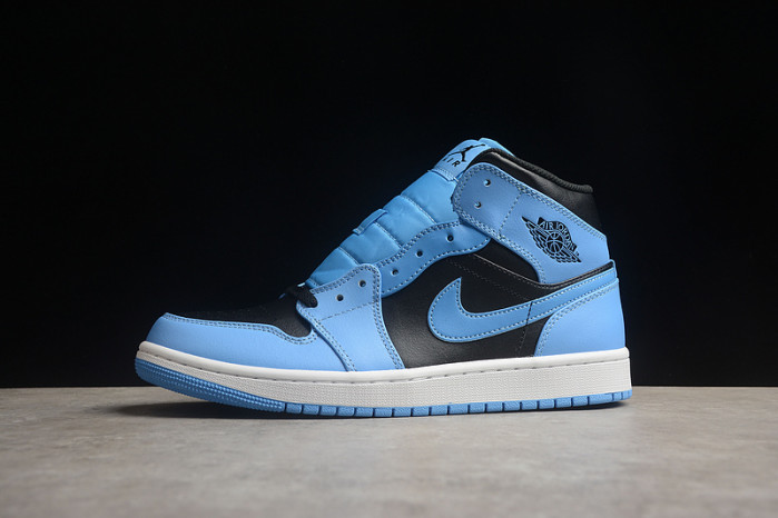 air jordan 1 mid ''university blue black'' dq8426-401