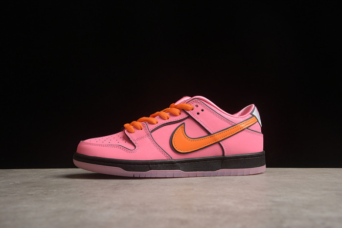the powerpuff girls x nike sb dunk low “blossom” fz8319-600