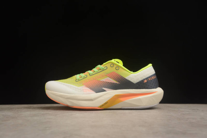 New Ba1an*e FuelCell Rebel v4 Bleached Lime Glo Hot Mango MFCXLL4