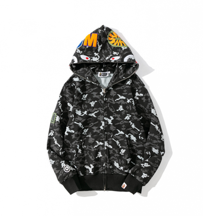 bape abc shark full zip hoodie