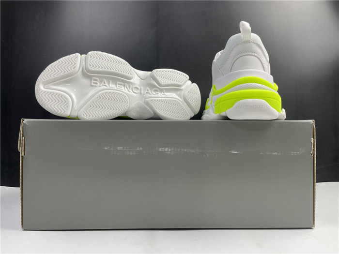 blcg sneaker triple.s.gomma silver white 536737 w0901 9088