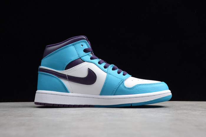 air jordan 1 mid hornets 554724-415