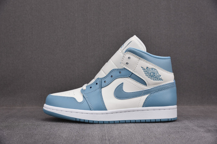 wmns air jordan 1 mid ''university blue'' - bq6472 141
