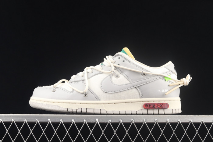 nike dunk low off-white lot 25 - dm1602-121