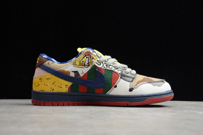 nike duck low pro white red yellow 318403-175