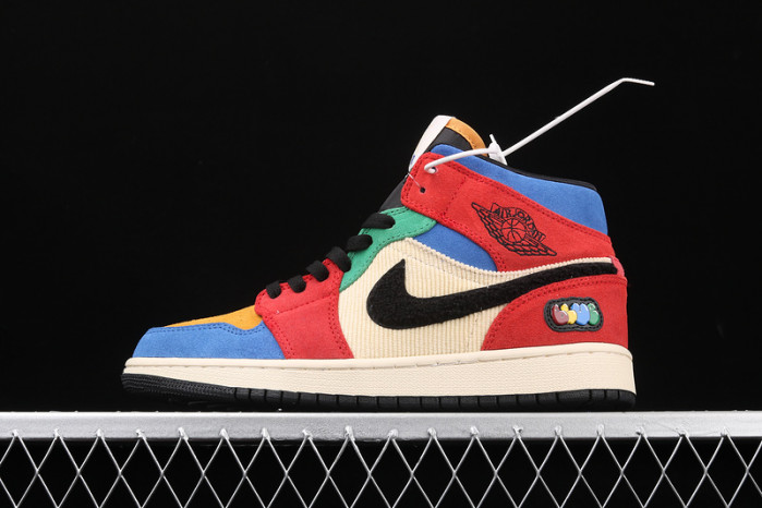 air jordan 1 mid se fearless blue the great cu2805-100