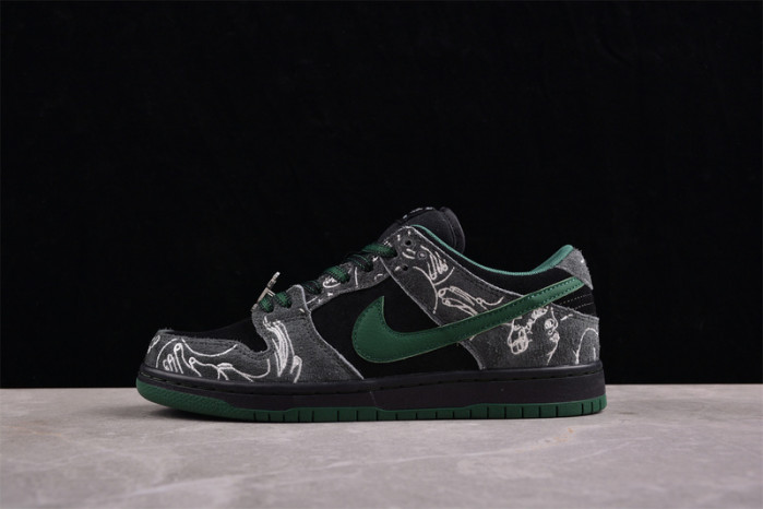 there skateboards x nike sb dunk low hf7743-001