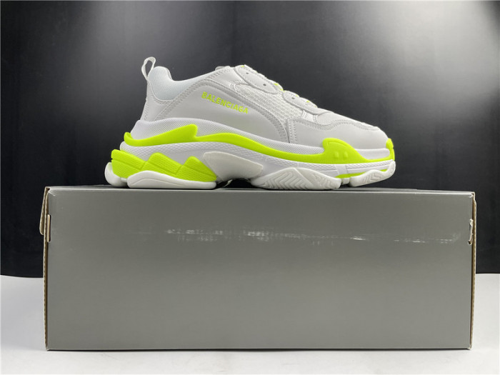 blcg sneaker triple.s.gomma silver white 536737 w0901 9088
