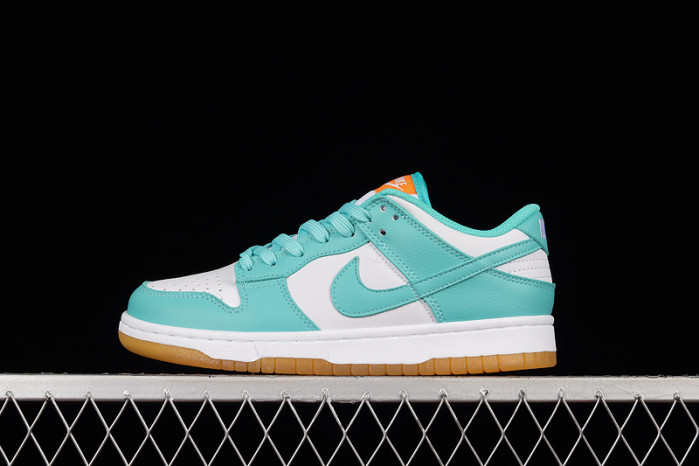 nike dunk low white turquoise (w) - dv2190-100