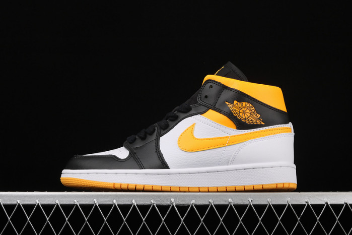 air jordan 1 mid laser orange black (w) cv5276-107