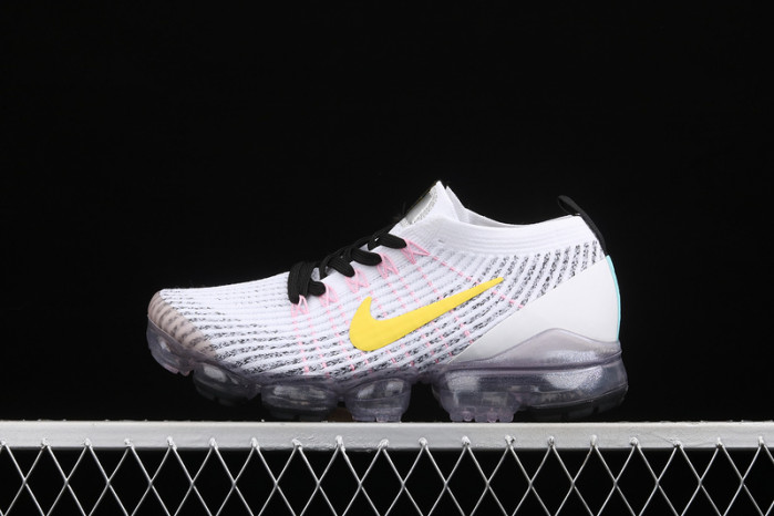 nike air vapormax 3 white dynamic yellow - aj6900-103