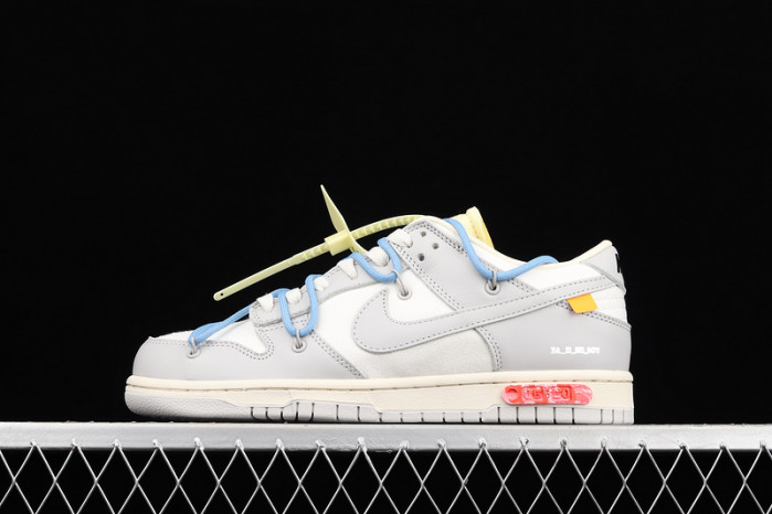 nike dunk low off-white lot 5 - dm1602-113