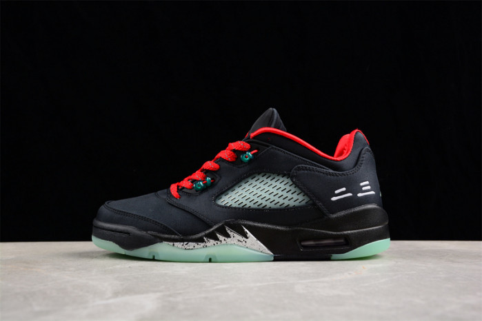 clot x air jordan 5 retro low ''jade'' - dm4640-036