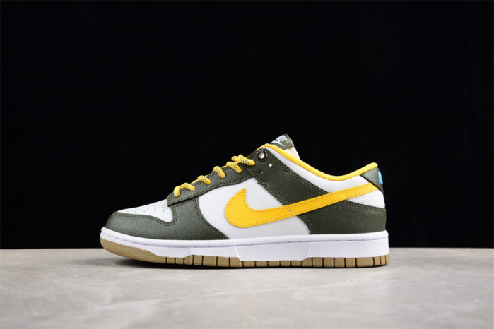 nike dunk low premium ''cargo khaki vivid sulfur'' fv3629-371