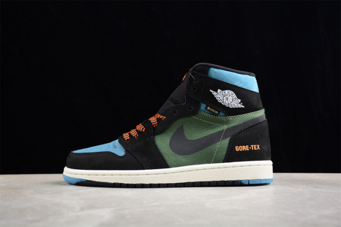 air jordan 1 high element gore-tex ''black olive'' db2889-003