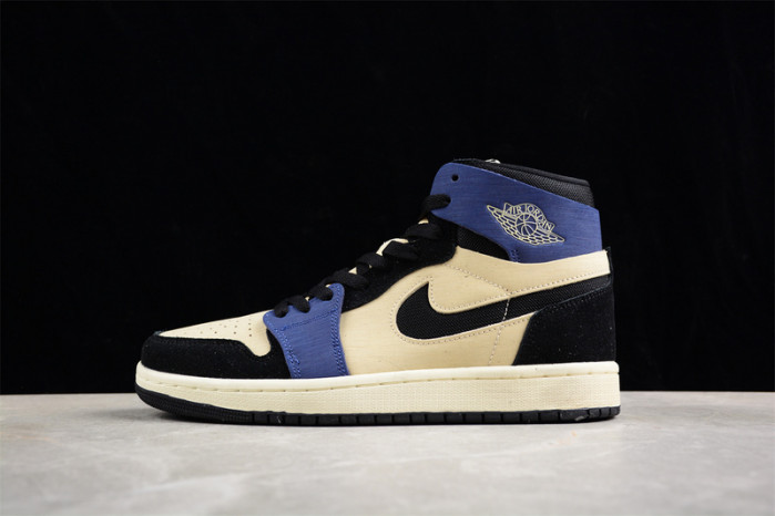 air jordan 1 high zoom comfort 2 ''blackened blue'' dv1305-104