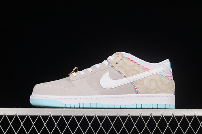 nike dunk low barbershop grey - dh7614-500