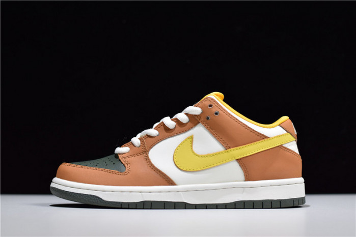 nike dunk sb low vapour mineral yellow - 304292-271