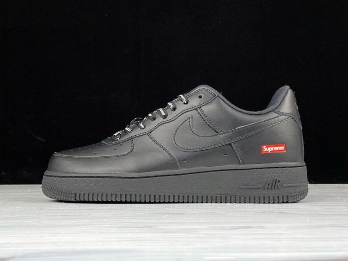 nike air force 1 low su---preme black - cu9225-100-001