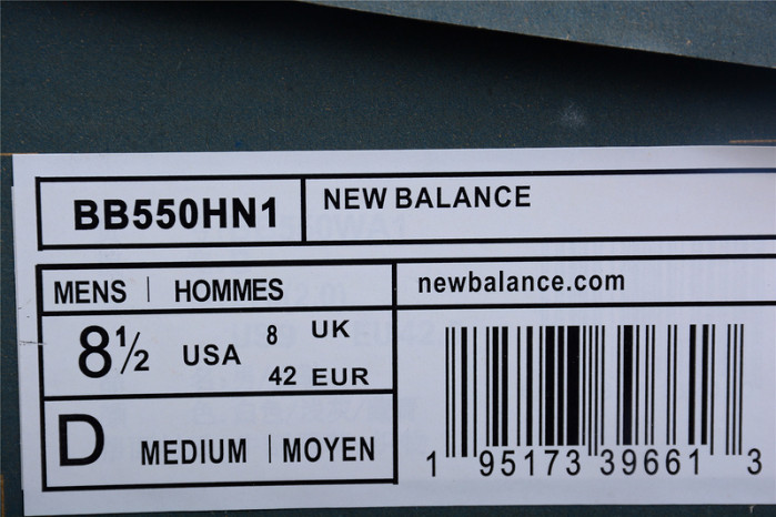 new balance 550 white royal black - bb550hn1