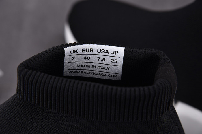 blcg speed sneaker black and white