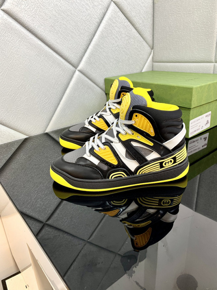 gucc men''s high top sneaker m236007