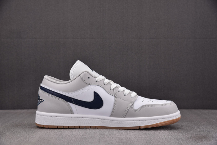 Air Jordan 1 Low Midnight Navy Neutral Grey 553558-146