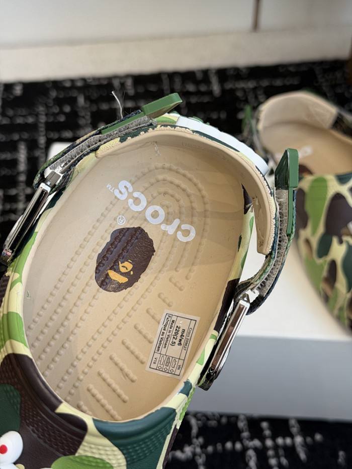 BAPE x Cr0c5 Classic Clog CS0001