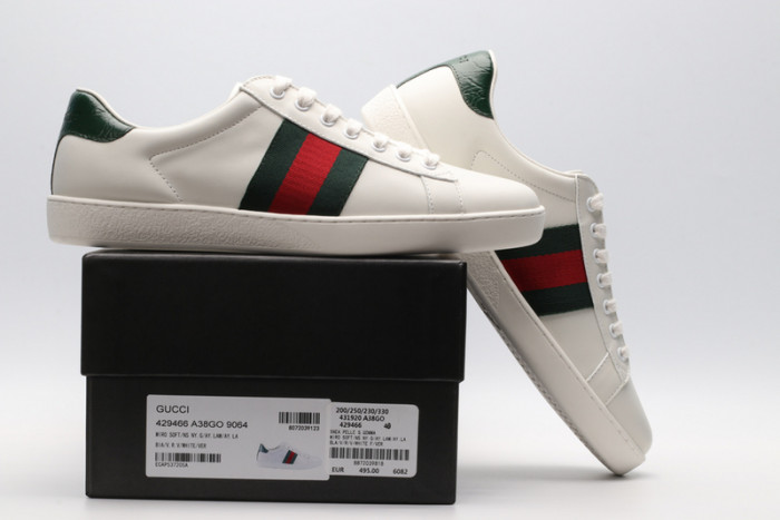 gucc ace embroidered low-top sneaker 429466a38g09064