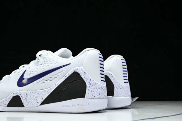 Nike Kobe 9 Elite Low EM Protro White Court Purple IH1401-100