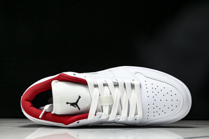 AIR Jordan 1 Low White Gym Red Black (GS) 553560-164