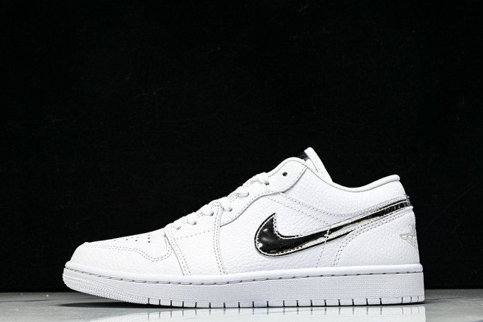 Air Jordan 1 Low SE 'White Metallic Silver' IQ9381-100
