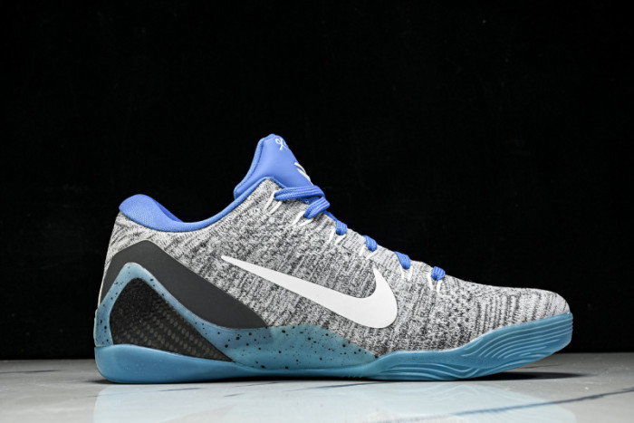 Nike Kobe 9 IX Elite Low Gray/Blue Kobe Bryant Sz 11 Brand New DS 677992-041