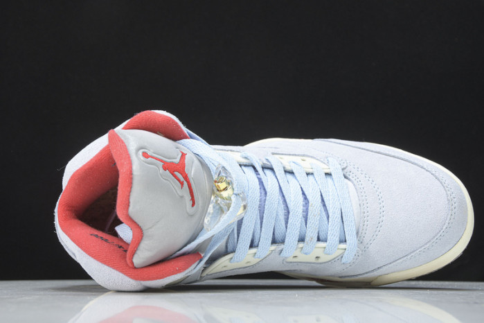 trophy room x air jordan 5 jsp ice blue ci1899-400
