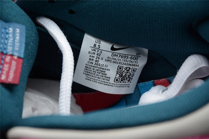 nike sb dunk low pro parra abstract art (2021) - dh7695-600