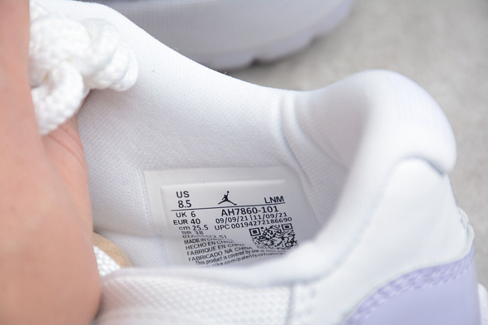 air jordan 11 low pure violet ah7860-101