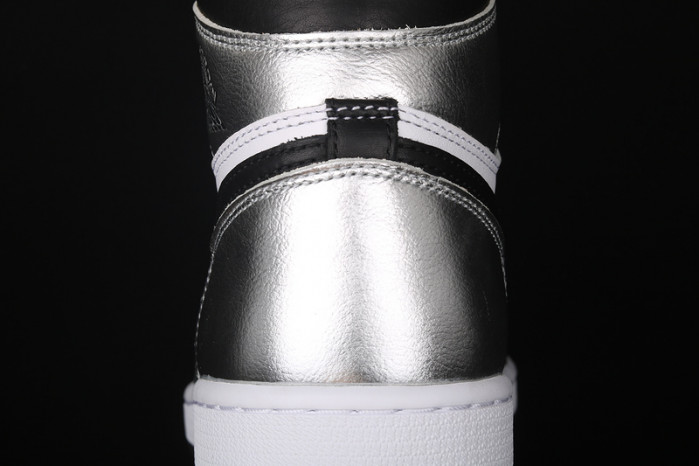 air jordan 1 retro high silver toe (w) - cd0461-001