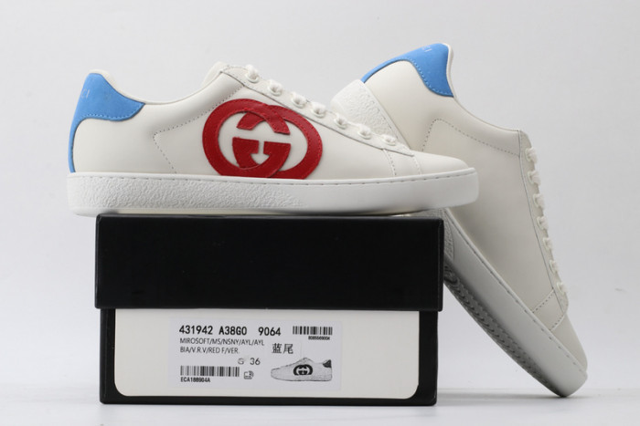 gucc ace embroidered low-top sneaker 431942a38g09066