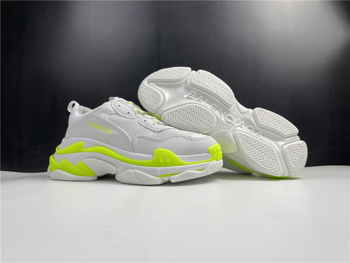 blcg sneaker triple.s.gomma silver white 536737 w0901 9088